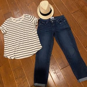 PAIGE boyfriend crop jeans
